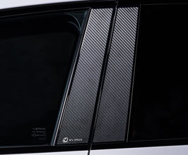 Mz Speed LUV Line B-Pillar Covers (Textured AES Plastic) for Lexus NX 2