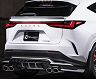 Mz Speed LUV Line Rear Half Spoiler (AES Plastic) for Lexus NX450h / NX350h / NX350 F Sport