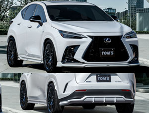 TOMS Racing Aero Spoiler Lip Kit (ABS) for Lexus NX450h / NX350h / NX350 F Sport