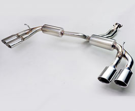 Ganador Vertex Premium PBS Exhaust System with Quad Oval Tips (Stainless) for Lexus NX300h F Sport