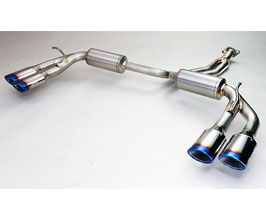 Ganador Vertex Premium PBS Exhaust System with Quad Oval Tips (Titanium) for Lexus NX AZ10