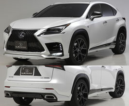 LX-MODE Aero Spoiler Lip Kit - Version 2 (FRP) for Lexus NX300h F Sport