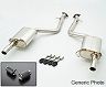AIMGAIN JATA Inspection Compatible Quad Exhaust System (Stainless) for Lexus RC200t