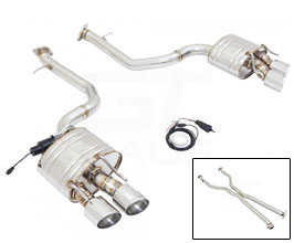 MUSA by GTHAUS GTC Valve Controlled Catback Exhaust with Quad Round Tips (Stainless) for Lexus RC 1