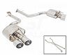 MUSA by GTHAUS GTS Catback Exhaust System with Quad Round Tips (Stainless)
