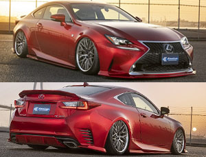 KUHL KRUISE KR-RCRR Aero Spoiler Lip Kit (FRP) for Lexus RC 1