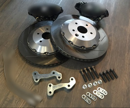 LEXON Exclusive Rear GSF Brake Conversion Rotors and Bracket Kit for Lexus RC350 / RC200t