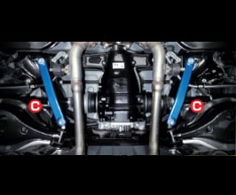 Cusco Lower Member Side Power Braces - Rear for Lexus RC350 / RC200t