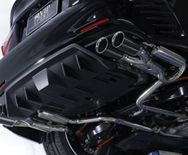 AIMGAIN Loop Muffler Exhaust System with Quad Carbon Tips (Stainless) for Lexus RC XC10