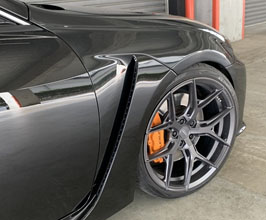 LEXON Exclusive RCF Style Conversion Front 7mm Wide Fenders (FRP) for Lexus RC XC10