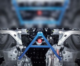 Cusco Lower Member Bar Power Brace - Front for Lexus RC350 / RC200t RWD