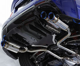 AIMGAIN Drag Muffler Exhaust System (Stainless) for Lexus RCF 1