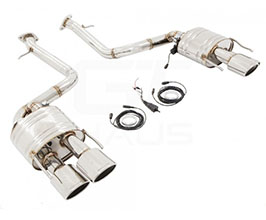 MUSA by GTHAUS GTC Valve Controlled Exhaust System with Oval Tips (Stainless) for Lexus RCF 1