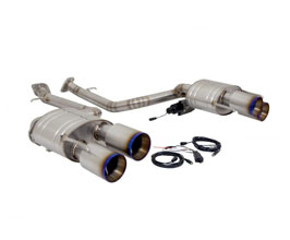 MUSA by GTHAUS GTC Valve Controlled Exhaust System with Round Tips (Titanium) for Lexus RCF 1