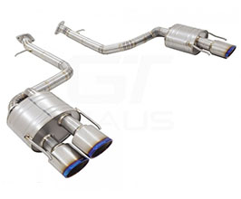 MUSA by GTHAUS GTS Exhaust System with Oval Tips (Titanium) for Lexus RCF 1