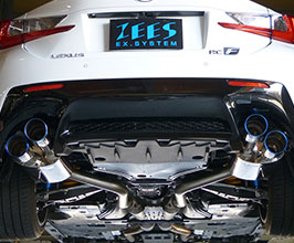 ZEES Exhaust System - Round Tips (Stainless) for Lexus RCF 1
