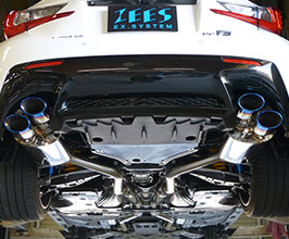 ZEES Exhaust System - Oval Tips (Stainless) for Lexus RCF