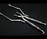 EXHAUTECH Racing Front and Center Mid Pipes (Stainless) for Lexus RCF