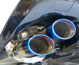 ZEES Exhaust System with Valves - Oval Tips (Stainless) for Lexus RCF USC10