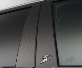 WALD B-Pillar Covers by Blan Ballen (Carbon Fiber) for Lexus RX 3