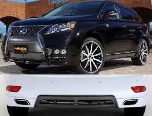 Espirit PREMIERE Aero Body Kit with Version 1 Rear (FRP) for Lexus RX450h / RX350