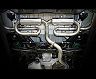Suruga Speed PFS Loop Sound Muffler Exhaust System (Stainless)