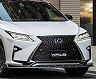 WALD Sports Line Front Half Spoiler (ABS with Stainless) for Lexus RX450h / RX350 F Sport