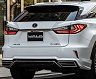 WALD Sports Line Rear Half Spoiler (ABS with Stainless) for Lexus RX450h / RX350 F Sport