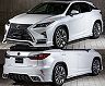 Mz Speed LUV Line Half Spoiler Lip Kit (FRP) for Lexus RX450h / RX200t