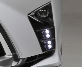 LX-MODE Fog Lamp Garnish with LEDs (FRP) for Lexus RX 4