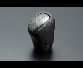 THINK DESIGN Shift Knob (Leather with Carbon Fiber) for Lexus RX450h / RX350