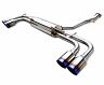 EXART ONE Muffler Exhaust System with Quad Tips for TRD Rear Diffuser (Stainless) for Lexus RX500h