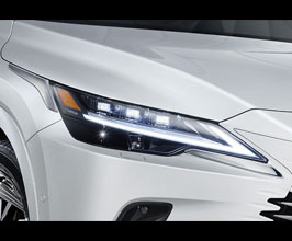 Modellista Headlamp Signature Chrome Garnish (Plated ABS) for Lexus RX450h / RX350
