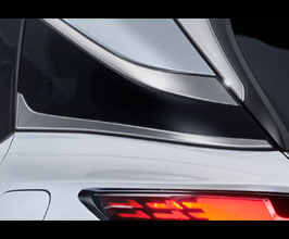 Modellista Rear Quarter Panel Signature Chrome Garnish (Plated ABS) for Lexus RX 5
