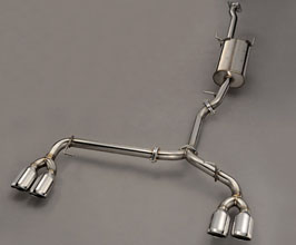 RoJam DTM Exhaust System with Quad Tips for RoJam Rear (Stainless) for Lexus RX AL10