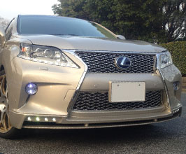 LEXON Exclusive Aero Front Lip Spoiler (FRP) for Lexus RX450h / RX350 with Genuine Option Front