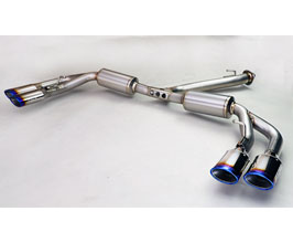 Ganador Vertex Premium PBS Exhaust System with Quad Oval Tips (Titanium) for Lexus RX AL20
