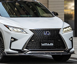 WALD Sports Line Front Half Spoiler (ABS with Stainless) for Lexus RX AL20