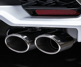 Mz Speed LUV Line Exhaust System with Quad Tips (Stainless) for Lexus RX AL30