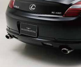 WALD DTM Sports Muffler Exhaust System with Oval Tips (Stainless) for Lexus SC 2