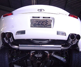 ZEES Exhaust System with Cyber Ex Quad Tips for Lexus SC 2