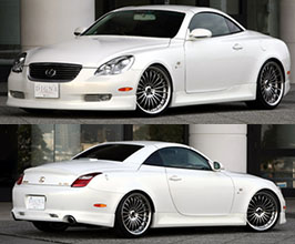 VERTEX (T&E Co) Digna Aero Half Spoiler Kit (FRP) for Lexus SC 2