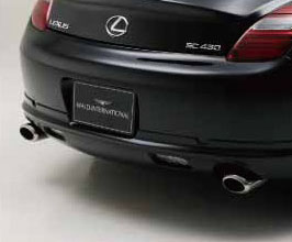 WALD DTM Sports Muffler Exhaust System with Oval Tips (Stainless) for Lexus SC Z40