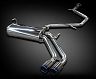 Kakimoto Racing Class KR Exhaust System with Single Side Dual Tips (Stainless)