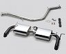 TOMS Racing Barrel Exhaust System with Downtail Tips for TOMS Rear (Stainless) for Lexus UX250 FWD
