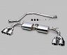 TOMS Racing Barrel Quad Exhaust System (Stainless) for Lexus UX250h FWD
