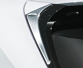 Modellista Rear Gate Aero Plate (Chrome) for Lexus UX250h / UX200