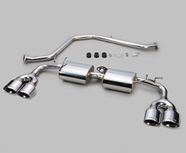 TOMS Racing Barrel Quad Exhaust System (Stainless) for Lexus UX250h FWD