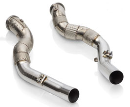 Fi Exhaust Ultra High Flow Cat Bypass Downpipe (Stainless) for Maseratti Ghibli V6 Turbo RWD