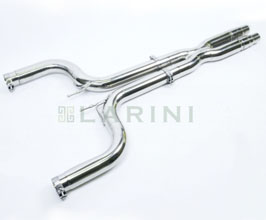 Larini Club Sport Exhaust Center Section Mid X-Pipes (Stainless) for Maserati Ghibli S Q4 3.0L V6